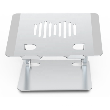 OEM ODM White Universal Adjustable Ultra Thin Slim Sit Vertical Metal Stand Laptop Desk